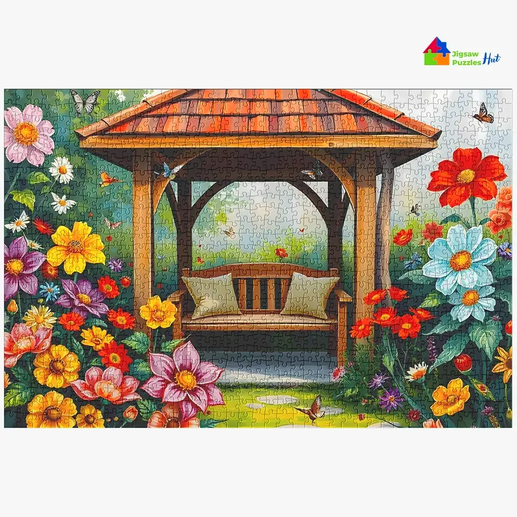Botanical Garden Jigsaw Puzzle - 1000 Piece Jigsaw Puzzle For Adults, Daily Life Puzzle
