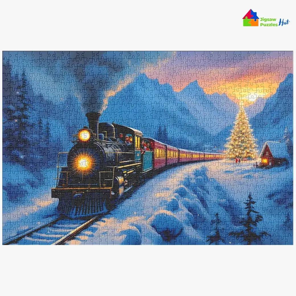 Polar Express Adventure Jigsaw Puzzle - 1000 Piece Christmas Puzzle For Adults