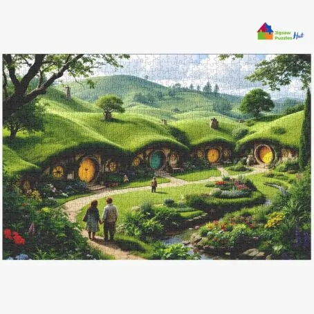 Hobbit Homes Jigsaw Puzzle - 1000 Piece Jigsaw Puzzle For Adults
