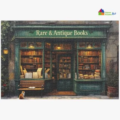 Antique Book Shop Jigsaw Puzzle - 1000 Piece Jigsaw Puzzle For Adults