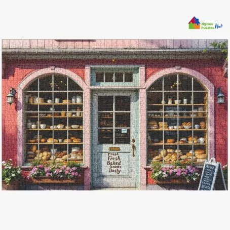 Classic Bakery Shop Jigsaw Puzzle - 1000 Piece Jigsaw Puzzle For Adults