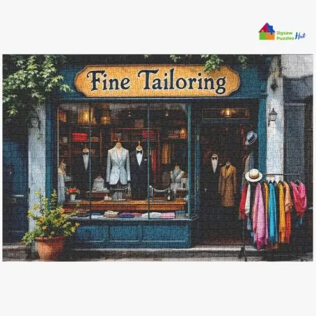 Vintage Tailor Shop Jigsaw Puzzle - 1000 Piece Jigsaw Puzzle For Adults