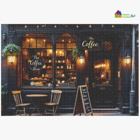 Vintage Coffee Shop Jigsaw Puzzle - 1000 Piece Jigsaw Puzzle For Adults