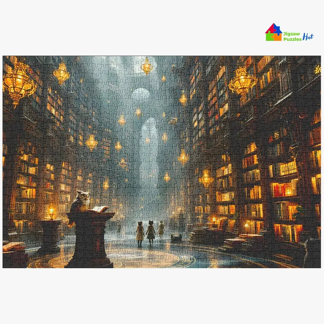 Enchanted Library Jigsaw Puzzle - 1000 Piece Jigsaw Puzzle For Adults