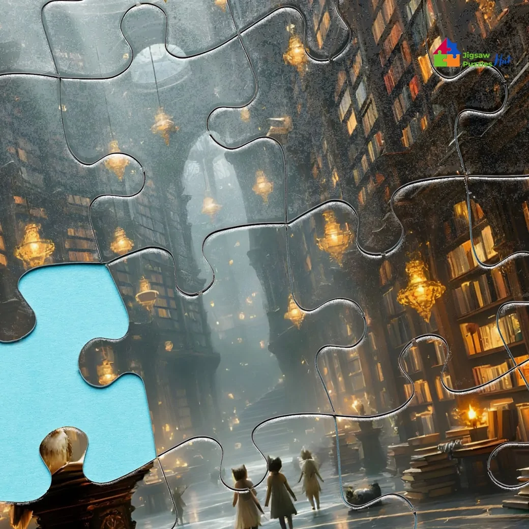 Enchanted Library Jigsaw Puzzle - 1000 Piece Jigsaw Puzzle For Adults