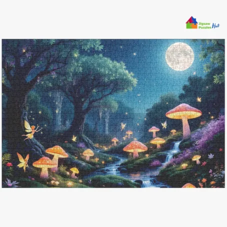 The Luminescent Garden Jigsaw Puzzle - 1000 Piece Jigsaw Puzzle For Adults