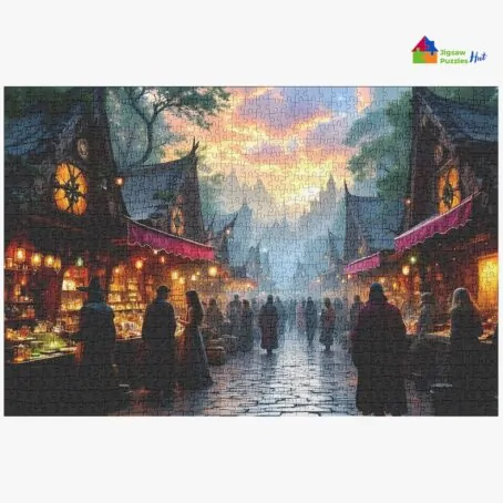 Mystical Market Jigsaw Puzzle - 1000 Piece Jigsaw Puzzle For Adults